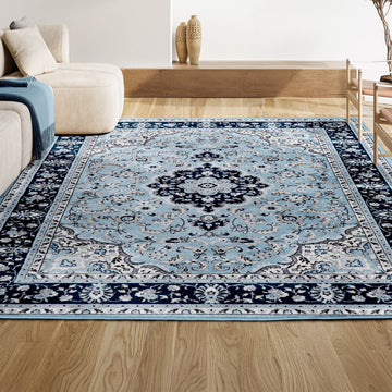 Palmette Modern Persian Floral Area Rug